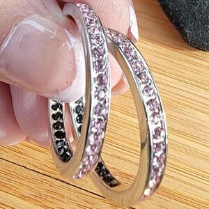 Swarovski Women's Pink and Silver Jewellery